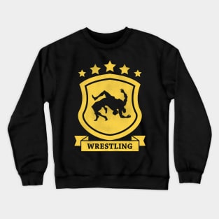 Wrestling - Weathered Emblem Crewneck Sweatshirt